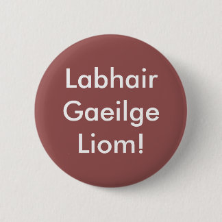 Macaron Rond 5 Cm Labhair Gaeilge Liom !