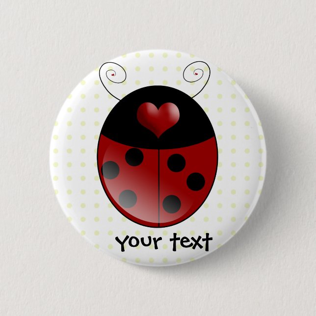 Macaron Rond 5 Cm Ladybug Gifts (Devant)