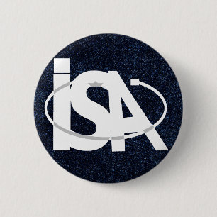 Macaron Rond 5 Cm L'agence spatiale de l'Israël - סוכנותהח
