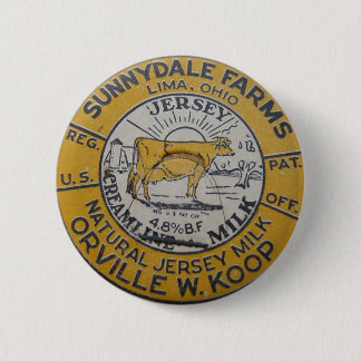 Macaron Rond 5 Cm Laiterie de Lima Sunnydale de l'Ohio à lait de