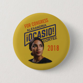 Macaron Rond 5 Cm L'Alexandrie Ocasio Cortez