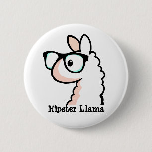 Macaron Rond 5 Cm Lama de hippie