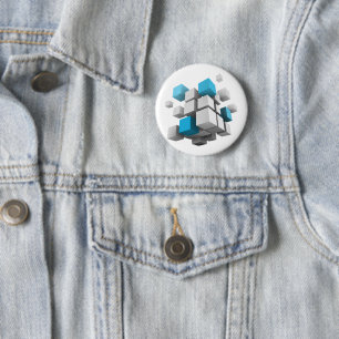 Macaron Rond 5 Cm l'amas flottant de cubes de SlipperyJoe varie en t