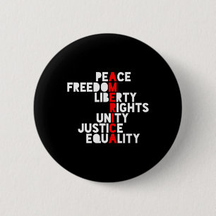 Macaron Rond 5 Cm L'Amérique anti-Trump signifie