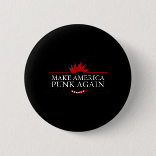 Macaron Rond 5 Cm L'Amérique Punk à nouveau l'idée cadeau anti-Trump