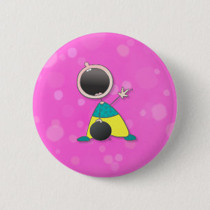Macaron Rond 5 Cm Lanceur de bébé de champion
