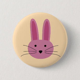 Macaron Rond 5 Cm Lapin