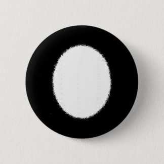 Macaron Rond 5 Cm Lapin de Pâques rose aux fourrures blanches ventre