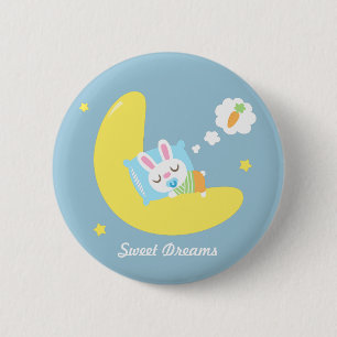 Macaron Rond 5 Cm Lapin de rêve mignon pour les enfants