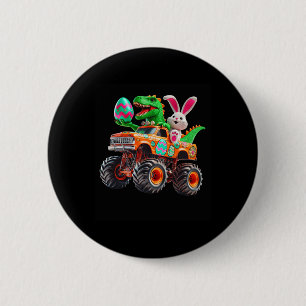 Macaron Rond 5 Cm Lapin T-rex Pâques Monster Truck Dino Drôle Garçon