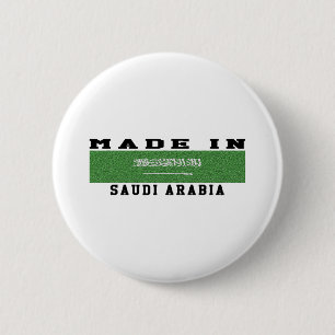 Macaron Rond 5 Cm L'Arabie Saoudite a fait dans les conceptions