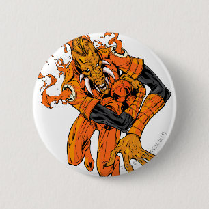 Macaron Rond 5 Cm Larfleeze - Agent Orange 7