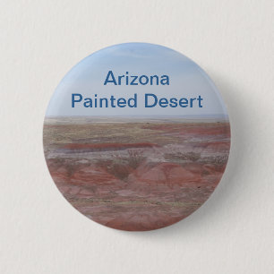 Macaron Rond 5 Cm L'Arizona a peint le désert