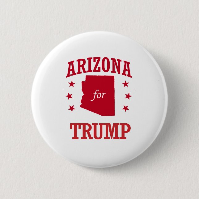 MACARON ROND 5 CM L'ARIZONA POUR DONALD TRUMP (Devant)
