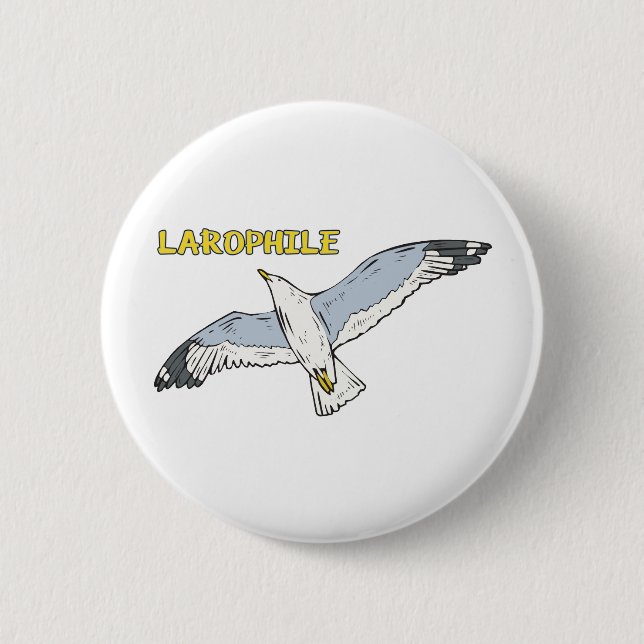 Macaron Rond 5 Cm Larophile (Devant)