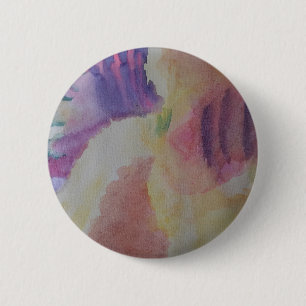 Macaron Rond 5 Cm L'art Abstrait de la barrière de corail