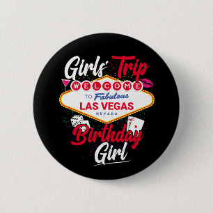 Macaron Rond 5 Cm Las Vegas Anniversaire Filles Voyage Vegas Anniver