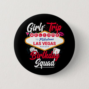 Macaron Rond 5 Cm Las Vegas Birthday Girl Trip Vegas Birthday Squad