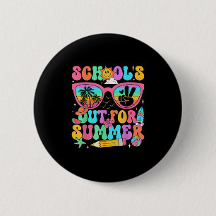 Macaron Rond 5 Cm Last Day Of School Teacher