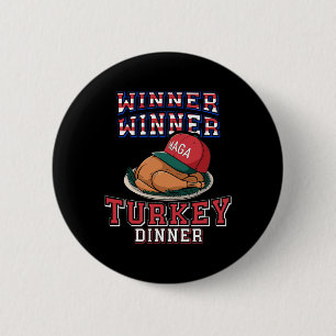 Macaron Rond 5 Cm Lauréat Dîner Turquie Trump Thanksgiving Hum