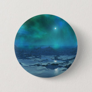 Macaron Rond 5 Cm L'aurore Borealis