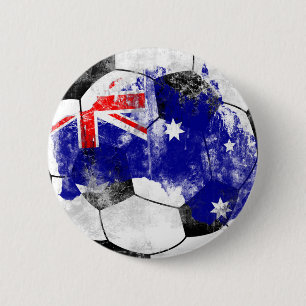 Macaron Rond 5 Cm L'Australie a affligé le football