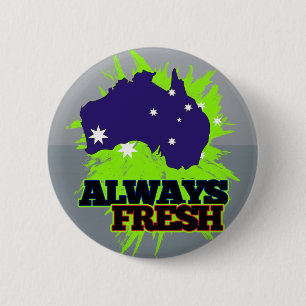 Macaron Rond 5 Cm L'Australie toujours fraîche