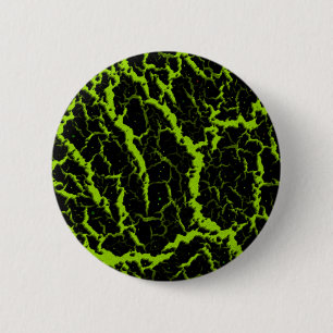 Macaron Rond 5 Cm Lave de l'espace fissuré - Lime