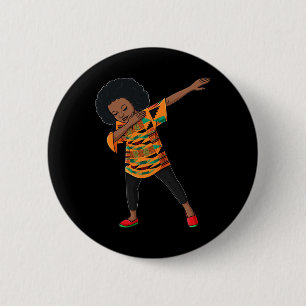 Macaron Rond 5 Cm Le 11° anniversaire de l'African American Black Pr