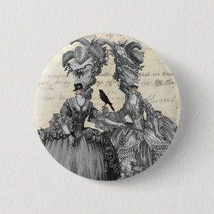 Macaron Rond 5 Cm Le bal d'Halloween
