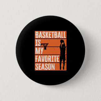 Macaron Rond 5 Cm Le Basket Est Ma Saison Préférée