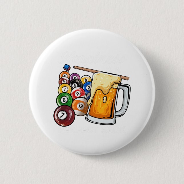 Macaron Rond 5 Cm Le Bonheur Est Un Rack Parfait I Pool Billard Play (Devant)