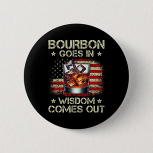 Macaron Rond 5 Cm Le Bourbon Entre La Sagesse Sort Whisky Drapeau De