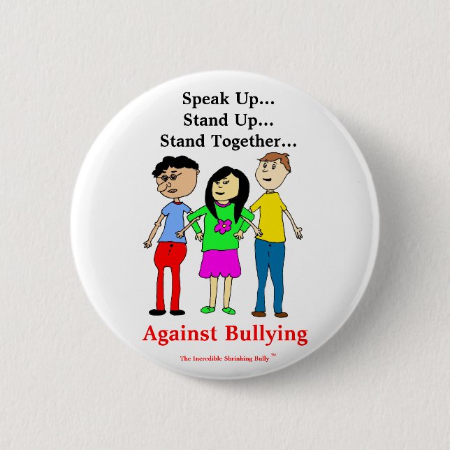 Macaron Rond 5 Cm Le bouton craintif incroyable de despote (Devant)