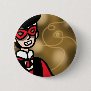 Macaron Rond 5 Cm Le bouton de magicien
