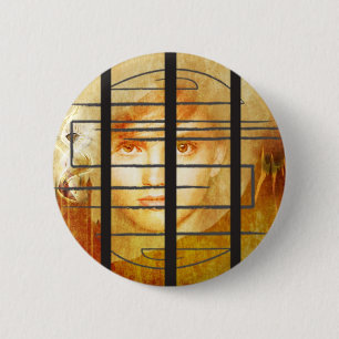 Macaron Rond 5 Cm Le bouton de mur de labyrinthe