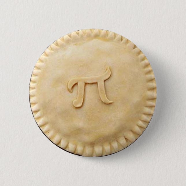 Macaron Rond 5 Cm Le bouton de tarte de pi (Devant)