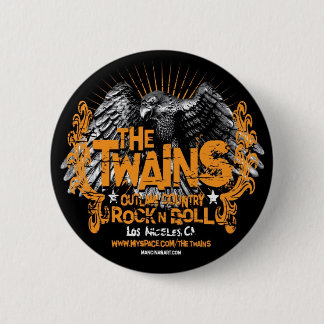 Macaron Rond 5 Cm Le bouton de TWAINS Eagle