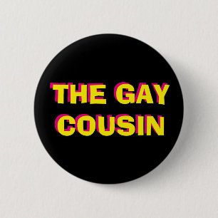 Macaron Rond 5 Cm Le bouton gai de cousin