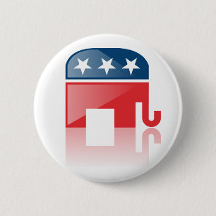 Macaron Rond 5 Cm Le bouton républicain moderne