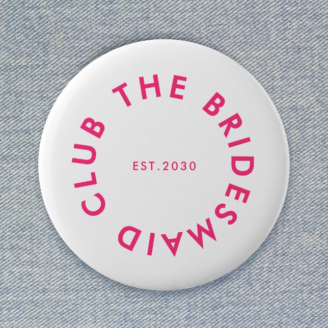 Macaron Rond 5 Cm Le Bridesmaid Club Bachelorette (Créateur téléchargé)