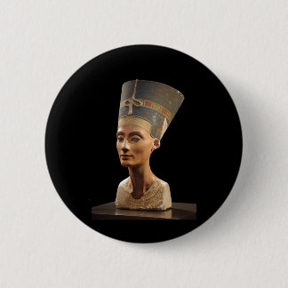 Macaron Rond 5 Cm Le buste de la Reine Nefertiti