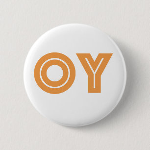 Macaron Rond 5 Cm Le cadeau Bouton-Juif d'OY-Kvetcher