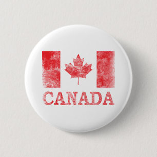 Macaron Rond 5 Cm Le Canada vintage