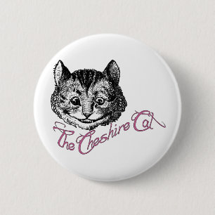 Macaron Rond 5 Cm Le chat de Cheshire