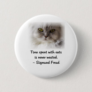 Macaron Rond 5 Cm Le chat de Freud