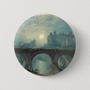 Macaron Rond 5 Cm Le château William Turner Alnwick