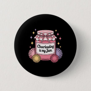 Macaron Rond 5 Cm Le Cheerleading Est Mon Pot Vintage
