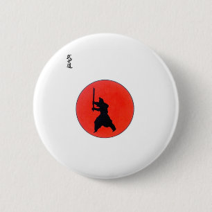 Macaron Rond 5 Cm Le Chemin Japonais Bushido Du Guerrier