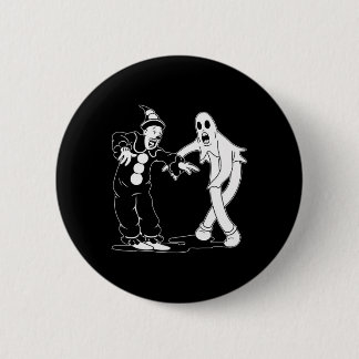 Macaron Rond 5 Cm Le Clown Et La Danse Fantôme